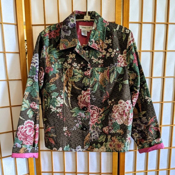 Coldwater Creek Jackets & Blazers - Coldwater Creek Floral Jacket